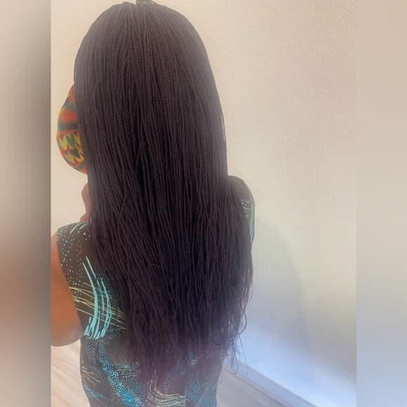 Braided Purple wig - Picture 4 of 12